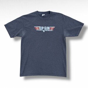 Vintage 2004 Top Gun Wingman Movie Promo T-Shirt Gray Size Large Cygnus